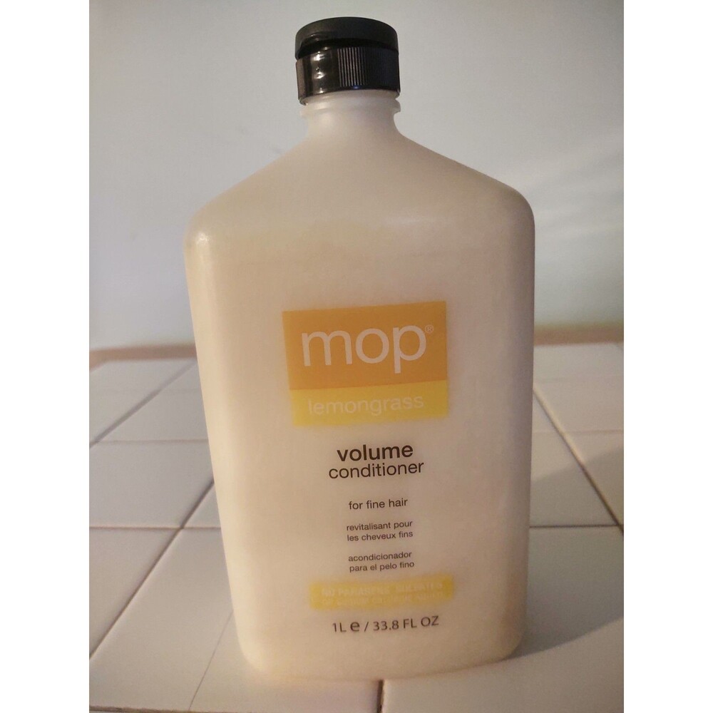 JUMBO MOP LEMONGRASS VOLUME CONDITIONER 33.8 OZ for FINE / THIN HAIR lemon grass